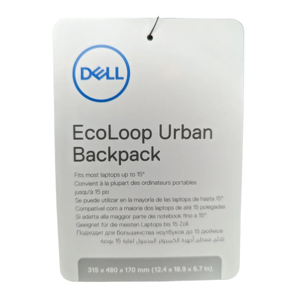 Dell EcoLoop Urban Grey Backpack. 15